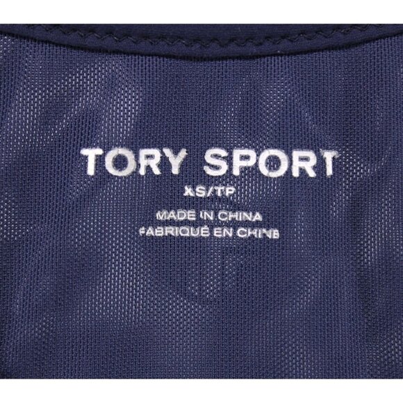 Tory Burch Sport Women's Tank With Built In Bra Tennis Blue/Red Sz XS - Picture 6 of 7